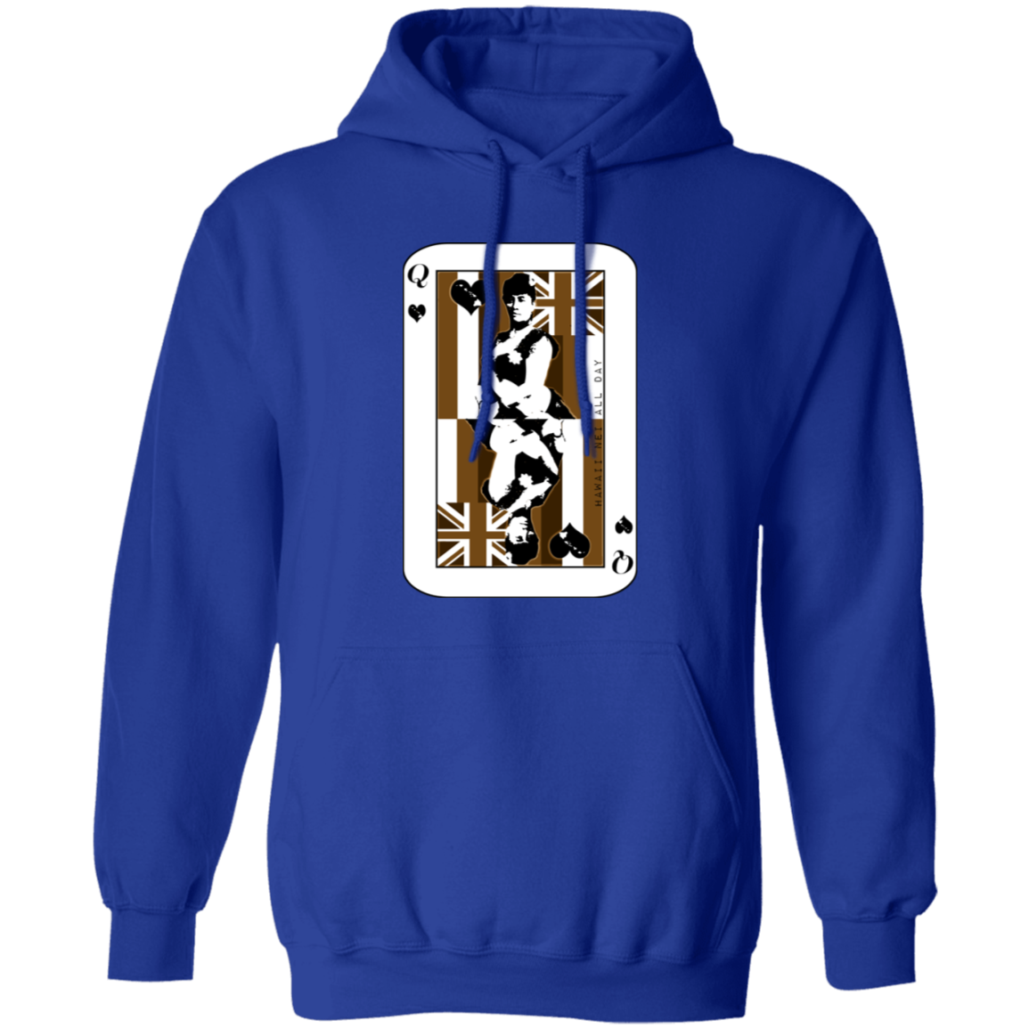 Queen of Hawai'i Liliuokalani Pullover Hoodie by Hawaii Nei All Day