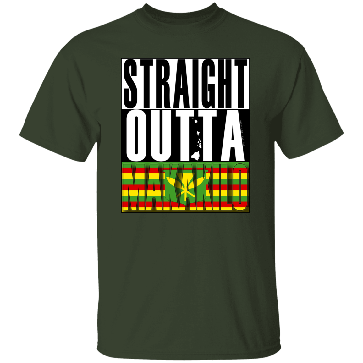 Straight Outta Makakilo (Kanaka Maoli) T-Shirt