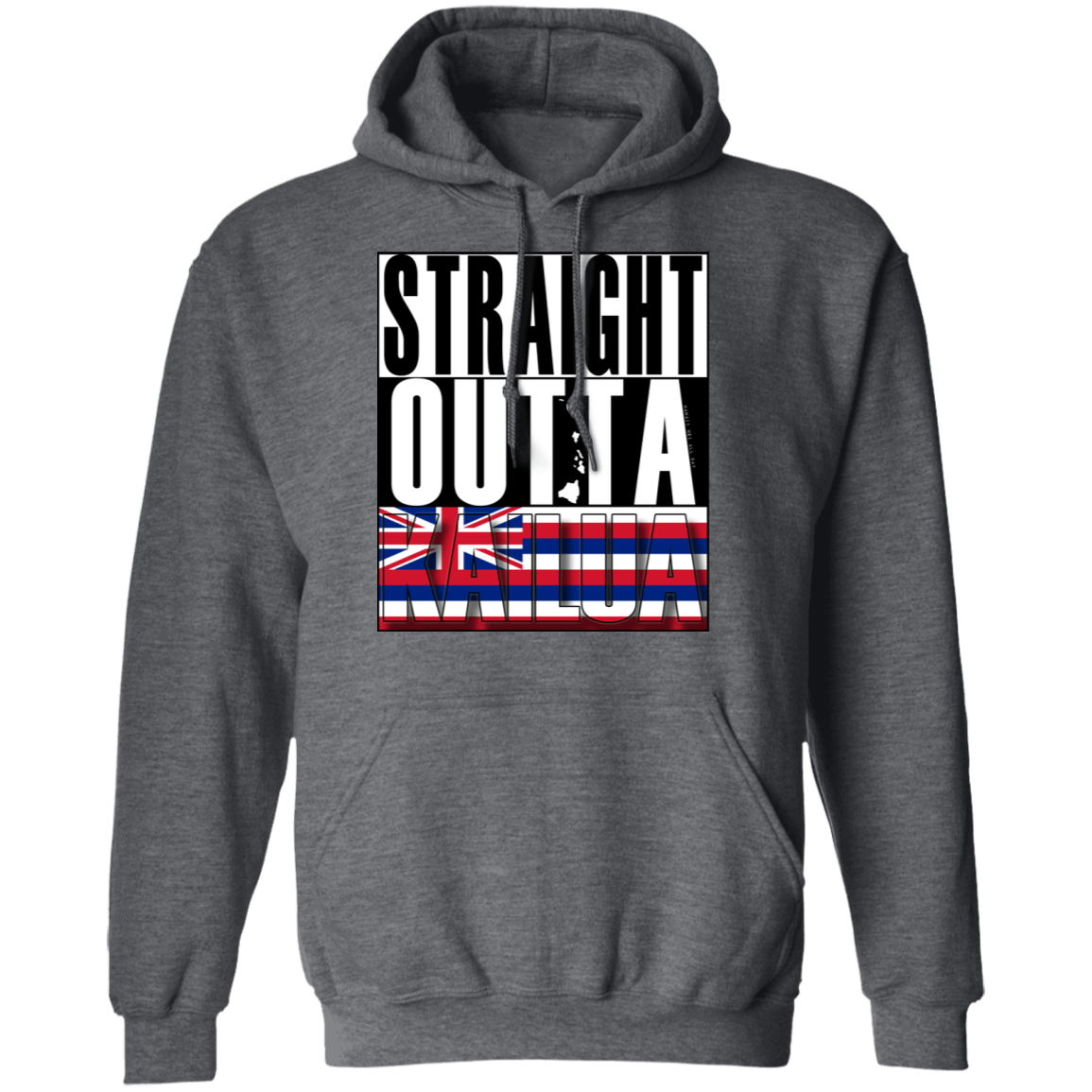 Straight Outta Kailua Pullover Hoodie, Sweatshirts, Hawaii Nei All Day