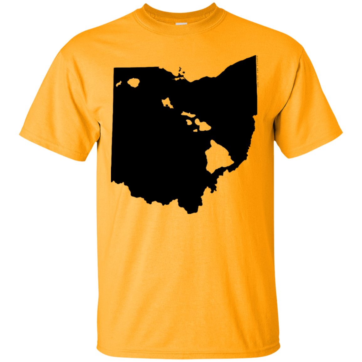 Living in Ohio with Hawaii Roots Ultra Cotton T-Shirt, T-Shirts, Hawaii Nei All Day