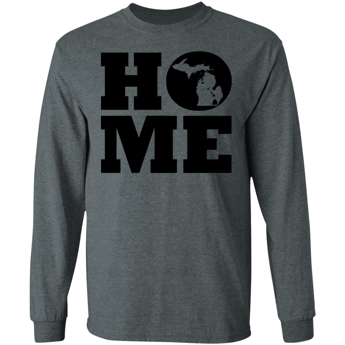 Home Roots Hawai'i and Michigan LS T-Shirt