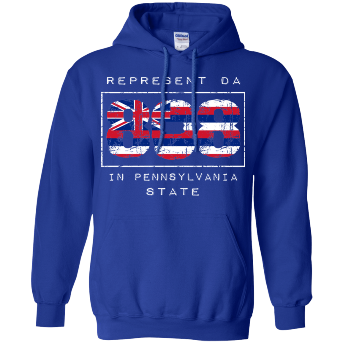 Rep Da 808 In Pennsylvania State Pullover Hoodie, Sweatshirts, Hawaii Nei All Day