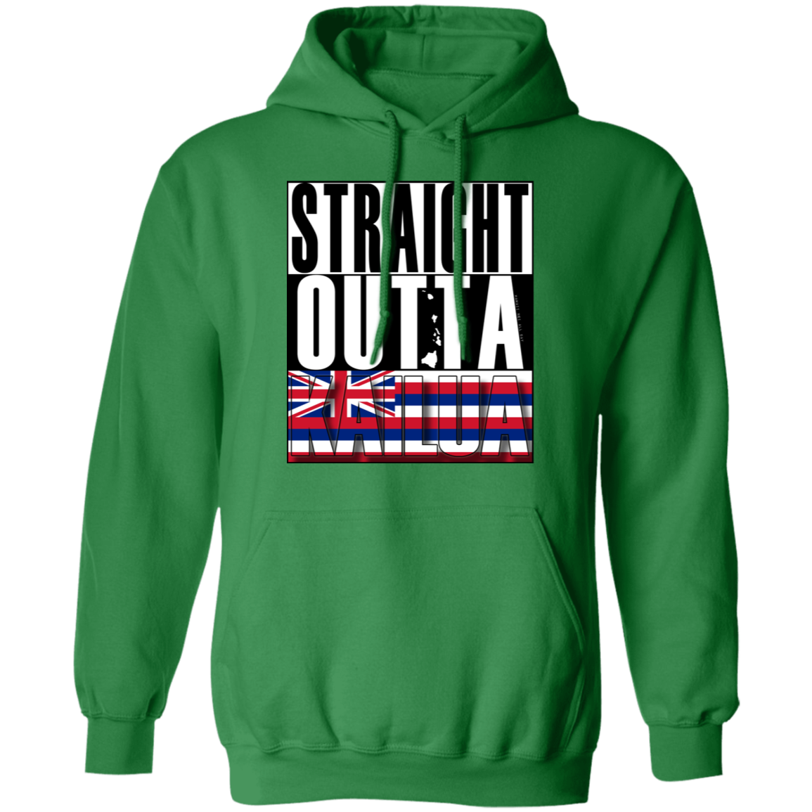 Straight Outta Kailua Pullover Hoodie, Sweatshirts, Hawaii Nei All Day