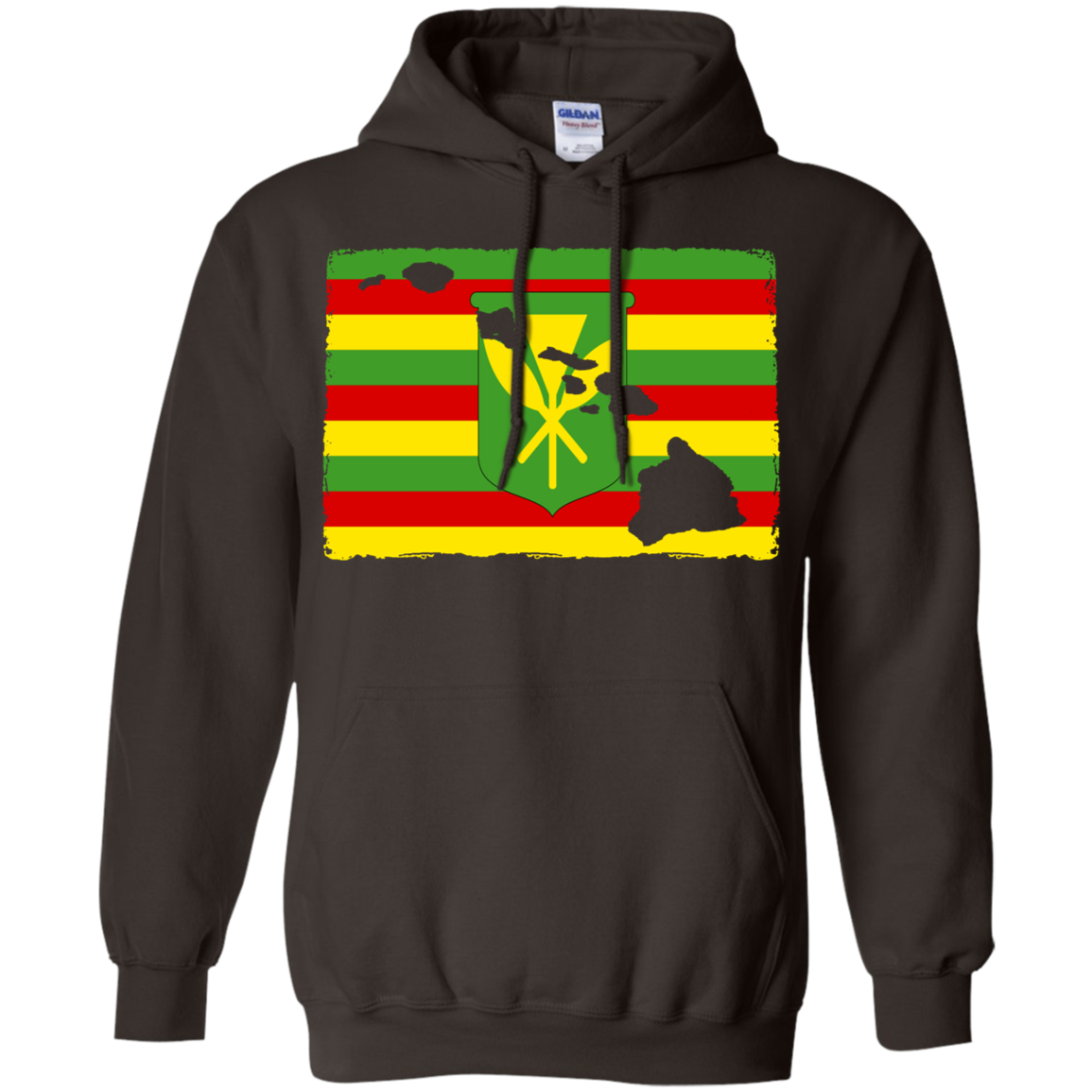 Hawai'i Kanaka Maoli Flag Pullover Hoodie, Sweatshirts, Hawaii Nei All Day